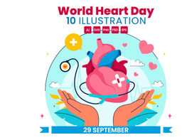 10 World Heart Day Illustration preview picture