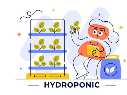 10 Hydroponics Technology Illustration