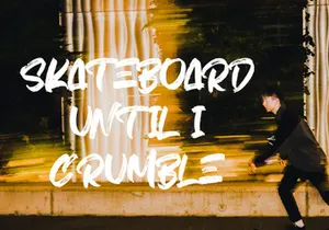 Hiruzen Exists - Textured Brush Font