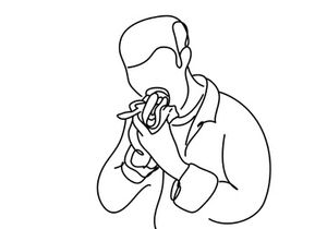 Street food line art