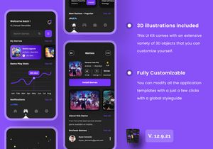 Game Store App UI Kits