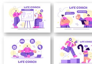 18 Life Coach Illustration