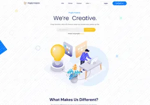 Unpro - Templat Figma untuk Agency Kreatif