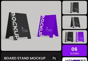Board Stand Mockup