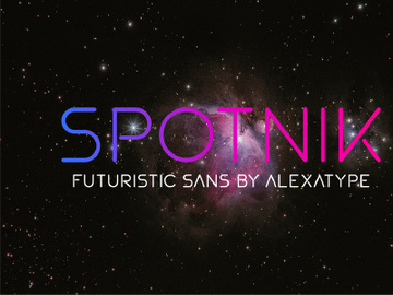 Spotnik - Sans Serif Font preview picture