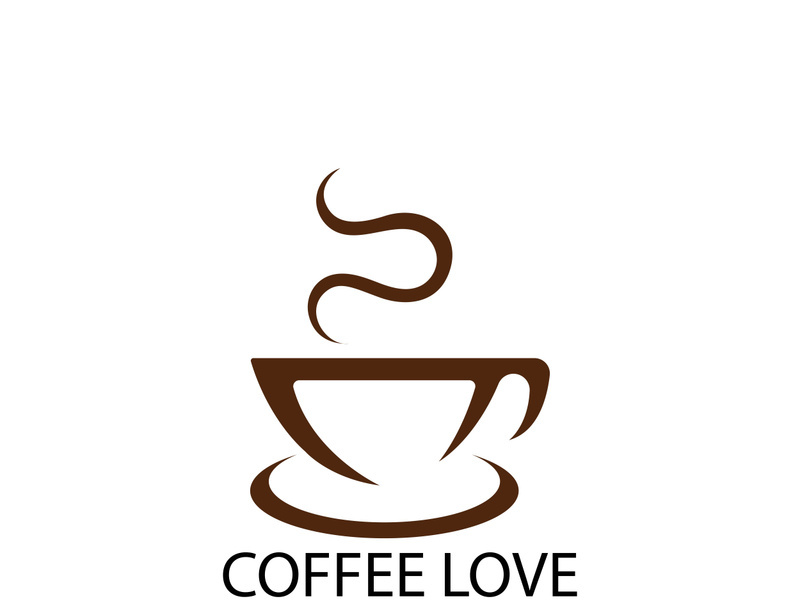 Coffee logo  icon vector illustration template