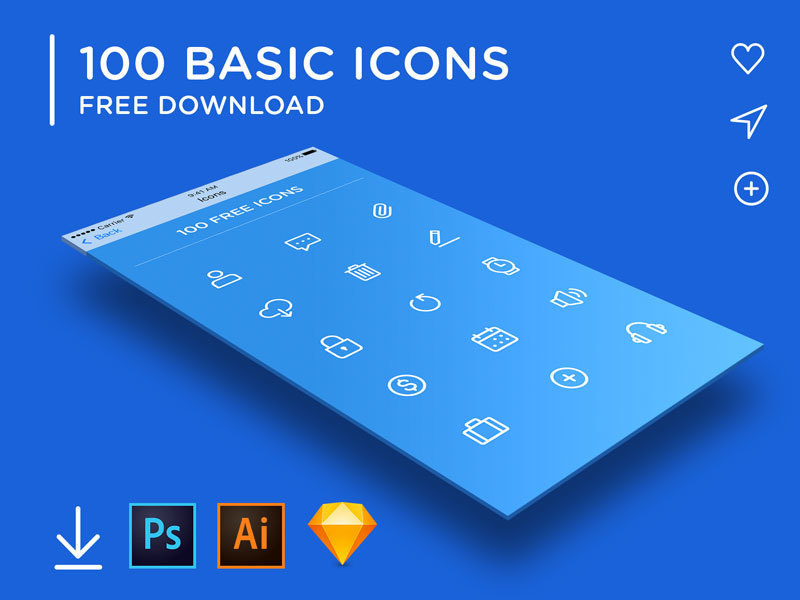 100 Basic Icons