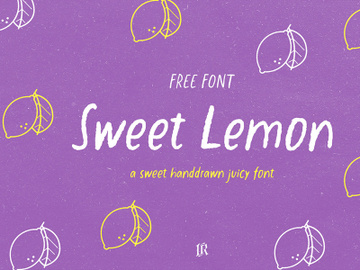 Sweet Lemon Free Font preview picture