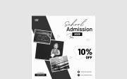 School Admission Social Media Post And Web Banner Template