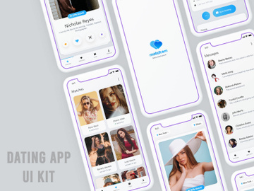 Dating App UI Kit preview picture