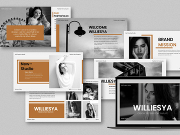 Williesya Creative Google Slides Template preview picture