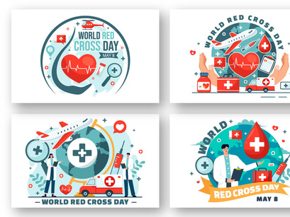 12 World Red Cross Day Illustration