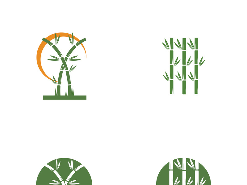 Bamboo Logo Template vector icon