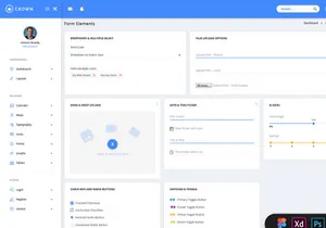 Crown - Material Admin Dashboard UI Kit