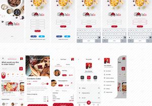Kit de interfaz de usuario para app de comida - ToGo