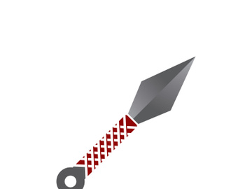 ninja weapons vector logo preview picture