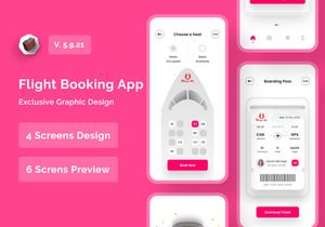 Flight Booking Ticket App Design