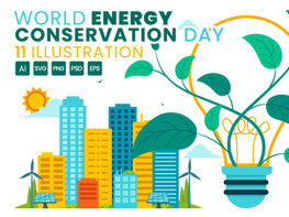 11 World Energy Conservation Day Illustration preview picture