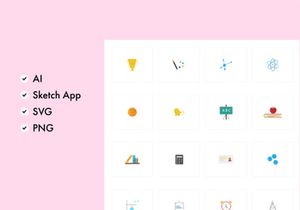Education Color Icons