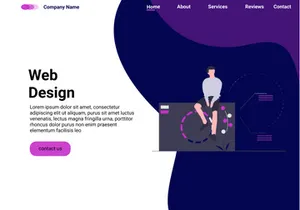 Landing Page UI/UX Design Creative Portfolio /Agency Template