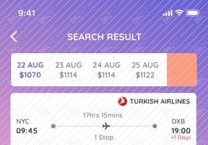 Flight Booking App Freebie