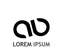 Infinity logo design with a modern concept