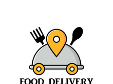 Food delivery catering fast food logo vector icon