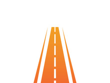 road logo and symbol template vector