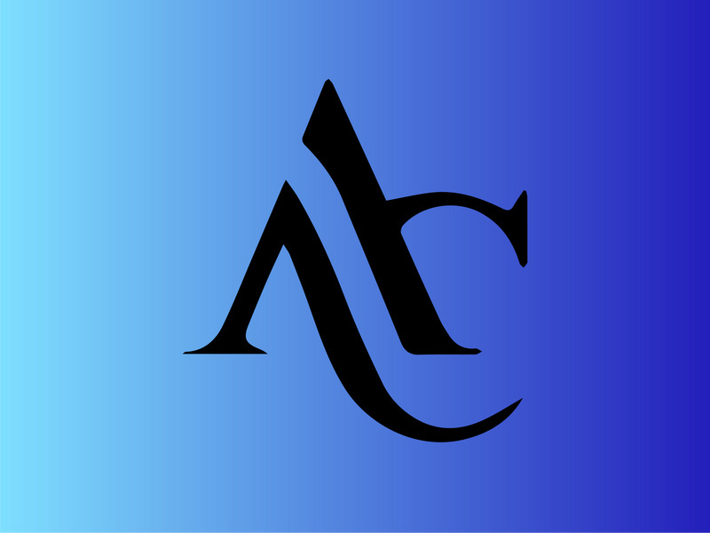 Letter AC Logo Design in adobe illustrator
