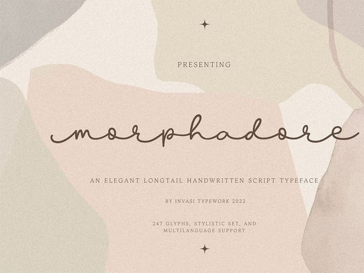 Morphadore - Longtail Script