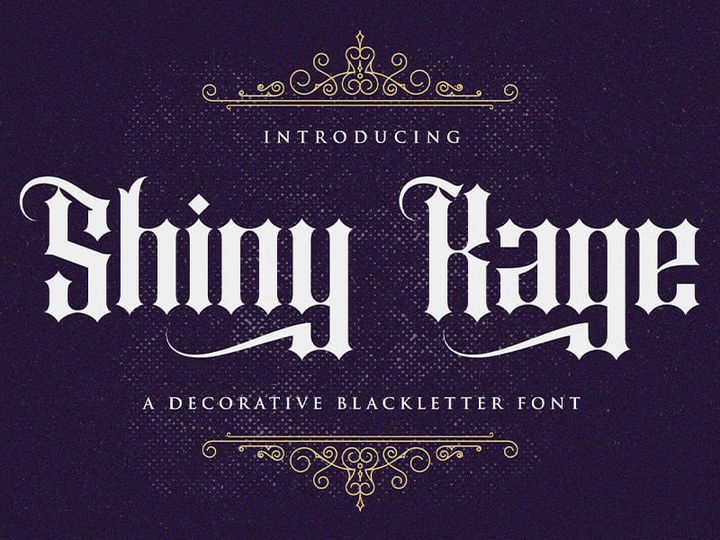 Shiny Kage - Blackletter Font