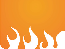 Fire flame background vector illustration design template