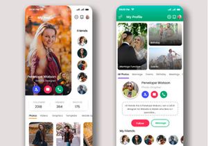 Multi Service User Profile Mobile app UI Kit II