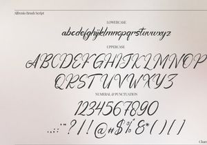 Alfrenio | Handwritten Brush Script