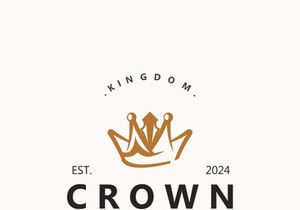 Crown logo simple design template. Vintage Crown Logo Royal King Queen concept symbol icon