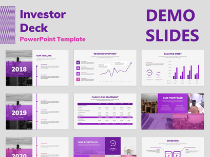 Investor Deck PowerPoint Template