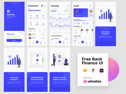 Free Banking UI Kit