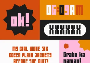 Far Out! - A Free Display Font