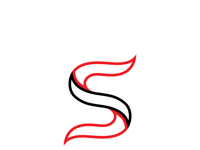 S logo Business corporate letter design vector