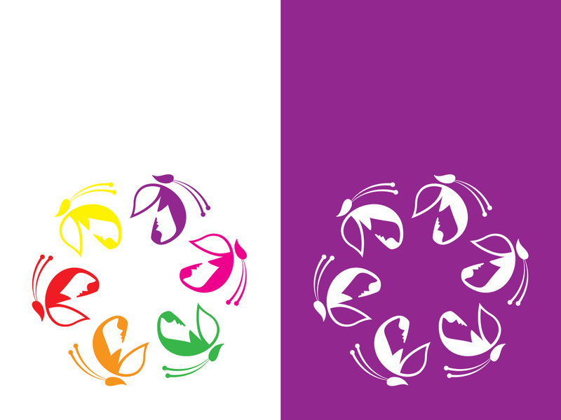 Butterfly logo icon vector design illustration