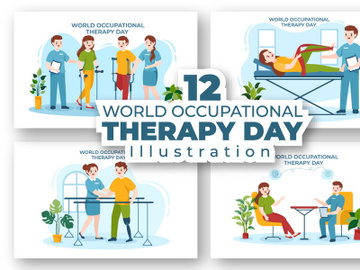 12 World Occupational Therapy Day Illustration preview picture