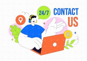 10 Ilustrações Contato/Atendimento