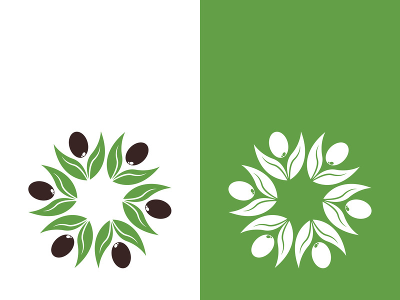 olive icon vector illustration design template