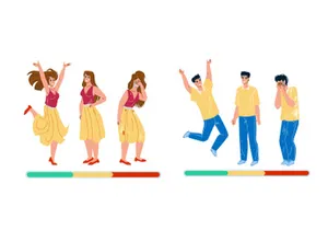 People mood emotions characters