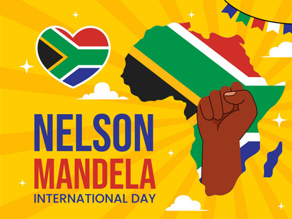 10 Nelson Mandela International Day Illustration