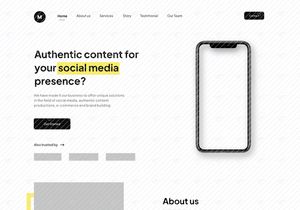 Agency Landing Page - Minima