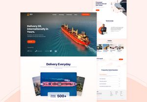Zero Energy - Landing Page for Oil Delivery
