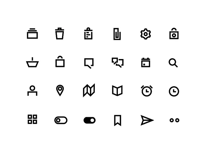 Minima Line Icons