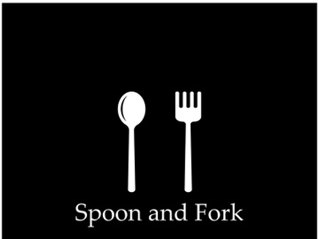 Creative spoon and fork logo. preview picture