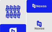 Lettermark logo design - n logo - app logo - trendy logo 2024